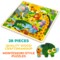 QUOKKA Wooden Africa Puzzles for Kids Ages 3-5 – 28 Pieces Toddlers Kids Puzzles Ages 4-8 Year Olds – Wood Africa Toys for Children 6-8 yo | Africa Animals